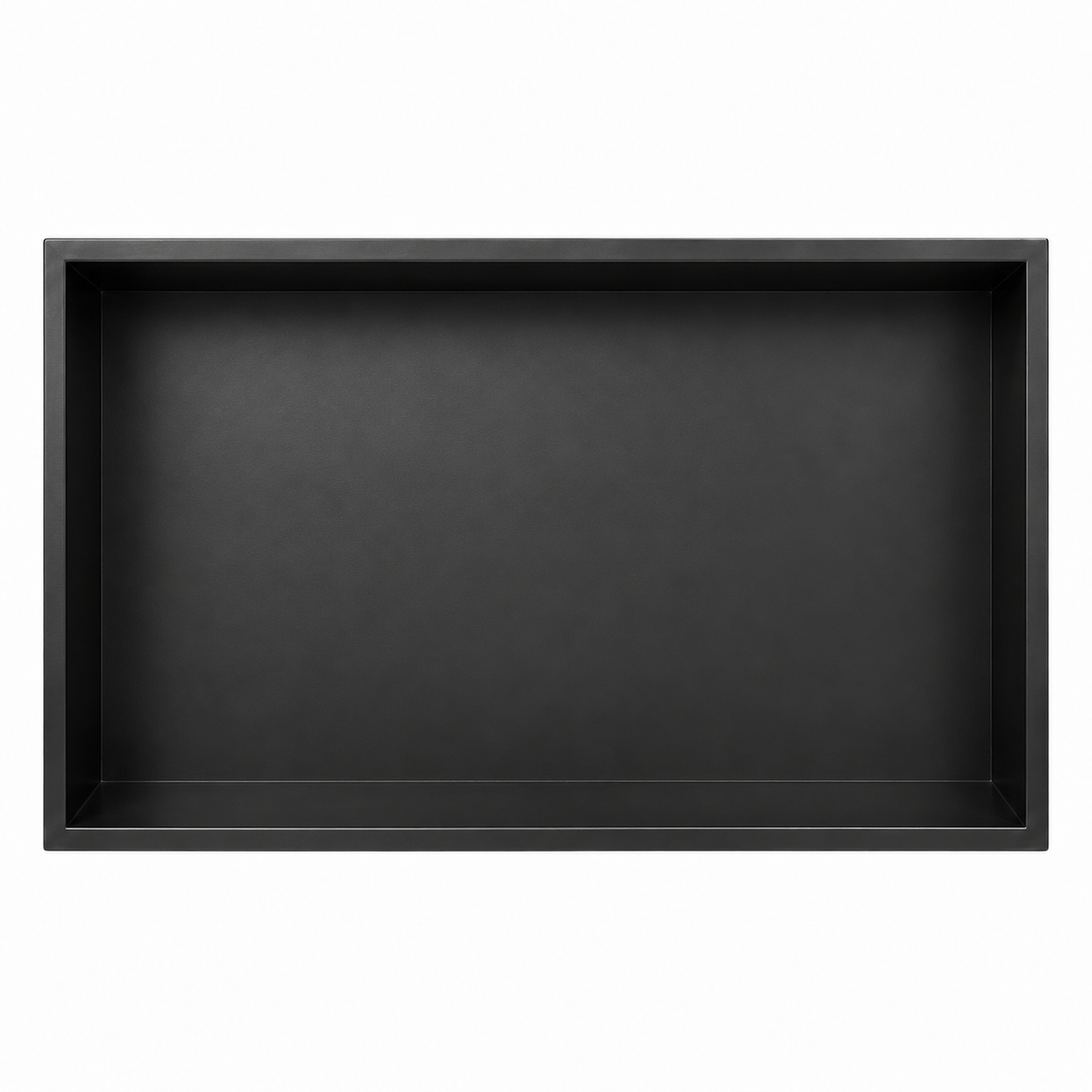 H18 matte black stainless steel shower niche